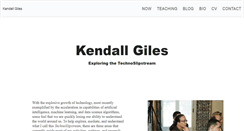 Desktop Screenshot of kendallgiles.com